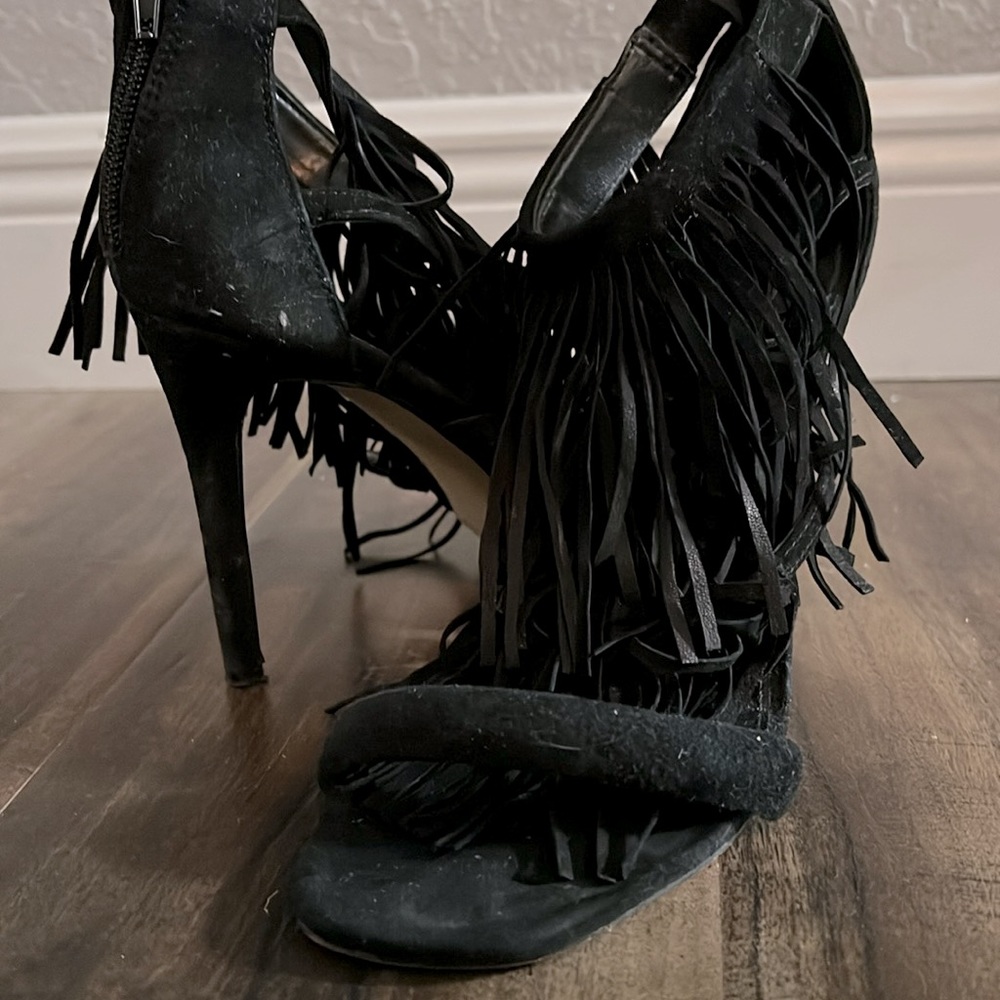 Steve Madden fringe heel